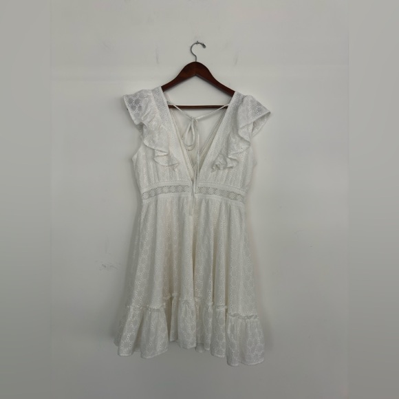 Urban Outfitters Fabiola Eyelet Mini Dress - Picture 6 of 14
